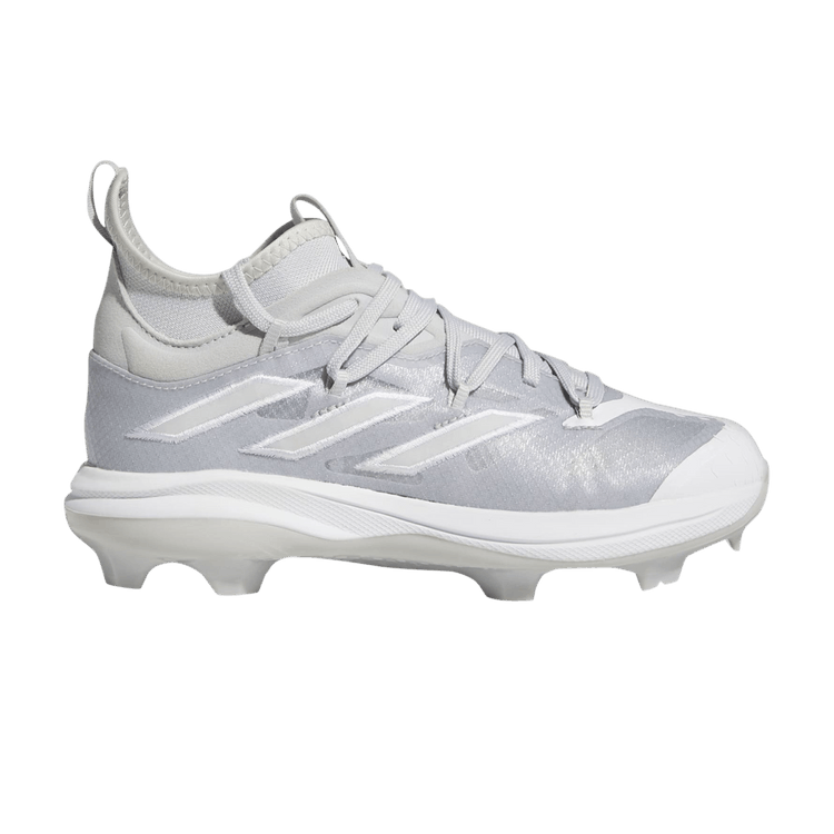 Adidas Adizero Afterburner NWV J 'Light Grey' — Team Light Grey/Cloud White/Team Light Grey