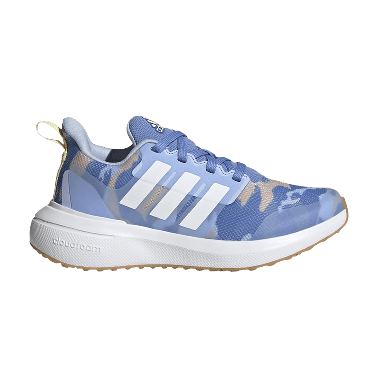 Adidas FortaRun 2.0 Cloudfoam Sport J 'Blue Fusion Camo' — Blue Fusion/Cloud White/Almost Yellow