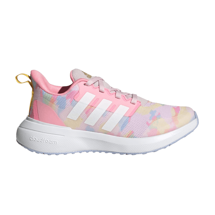 Adidas FortaRun 2.0 Cloudfoam Sport J 'Clear Pink Camo' — Clear Pink/Cloud White/Bold Gold