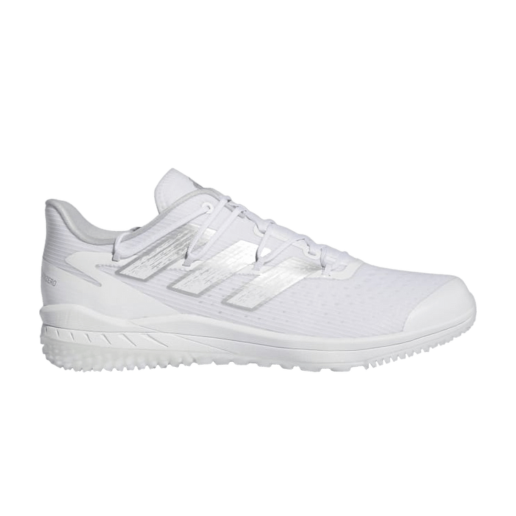 adidas Adizero Afterburner 8 TF 'White Silver Metallic' — Cloud White/Silver Metallic/Team Light Grey