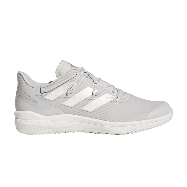 Adidas Adizero Afterburner 8 TF 'Team Light Grey' — Team Light Grey/Silver Metallic/Cloud White