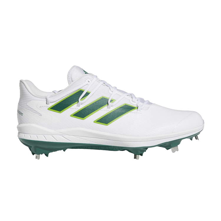 Adidas Adizero Afterburner 8 'White Dark Green' — Cloud White/Dark Green/Team Semi Solar Green