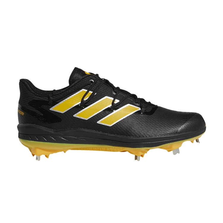 adidas Adizero Afterburner 8 'Black Team College Gold' — Core Black/Team College Gold/Silver Metallic
