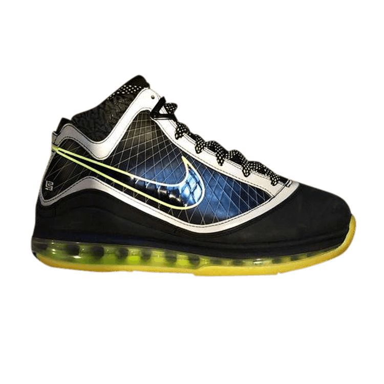 Nike Lebron 7 '112 Pack Friends And Family' — black/metallic silver-neon yellow