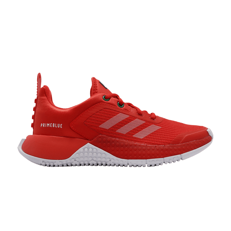LEGO x adidas Sport J 'Red' — Red/Cloud White/Green
