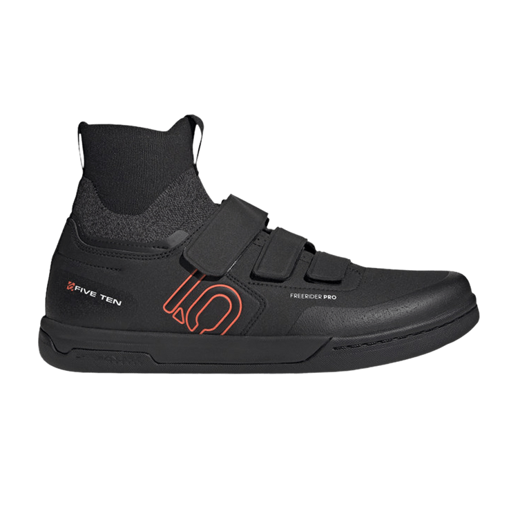 Adidas Five Ten Freerider Pro Mid 'Black Solar Red' — Core Black/Solar Red/Grey Three