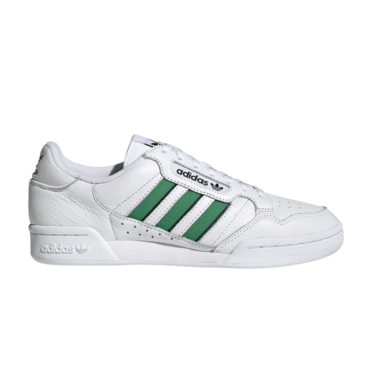 Adidas Continental 80 Stripes 'White Green' — Footwear White/Green/Core Black