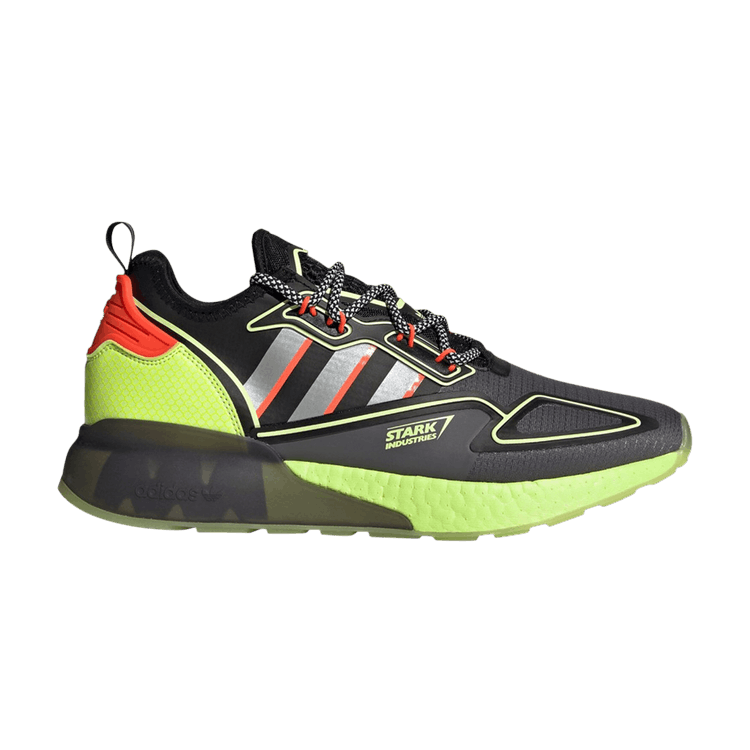Marvel x adidas ZX 2K Boost 'Stark Industries - Black Solar Yellow' — Stark Industries - Black Solar Yellow