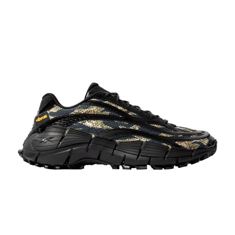 Maharishi x Reebok Zig Kinetica 2.5 'Tiger Camo' — Black/Tiger Camo