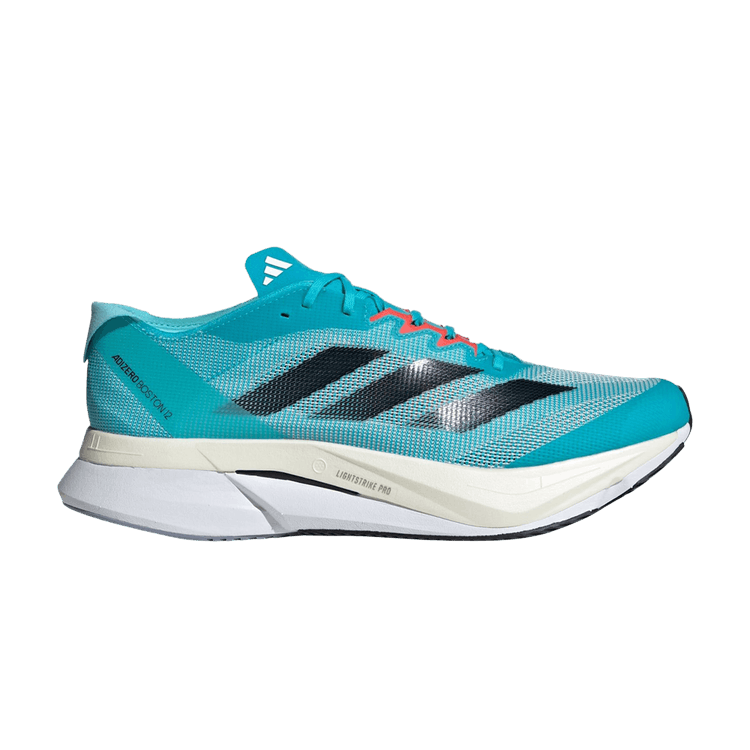 Adidas Adizero Boston 12 'Lucid Cyan' — Lucid Cyan/Core Black/Flash Aqua