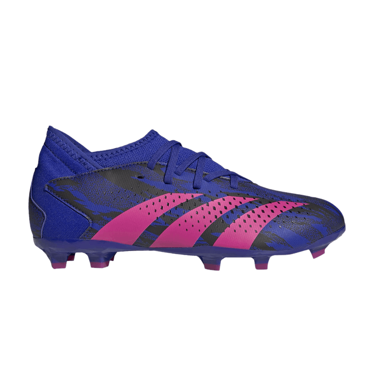 Paul Pogba x adidas Predator Accuracy.3 FG J 'High-Energy Style' — Lucid Blue/Team Real Magenta/Core Black