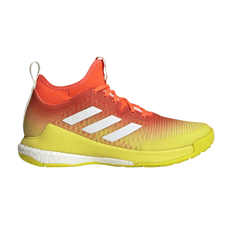 Adidas Wmns Crazyflight Mid 'Solar Red Acid Yellow' — Solar Red/Cloud White/Acid Yellow