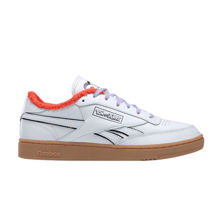 Tom & Jerry x Reebok Club C Revenge 'Droopy' — White/Gum/Black