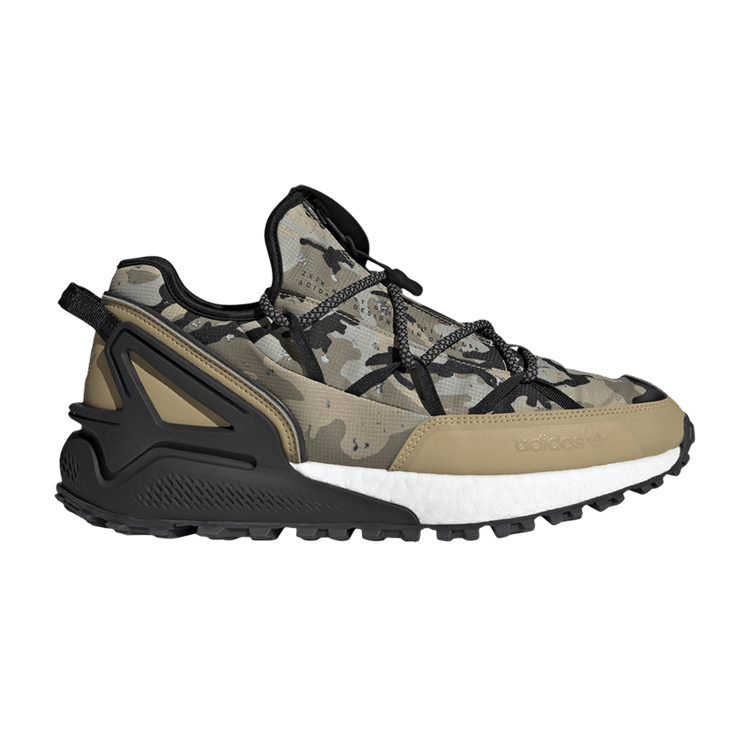 Adidas ZX 2K Boost Ultility GTX 'Camo' — Beige Tone/Core Black/Cloud White