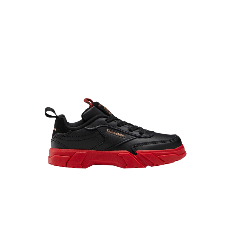 Cardi B x Reebok Club C Toddler 'Black Vector Red' — Core Black/Vector Red/Rose Gold
