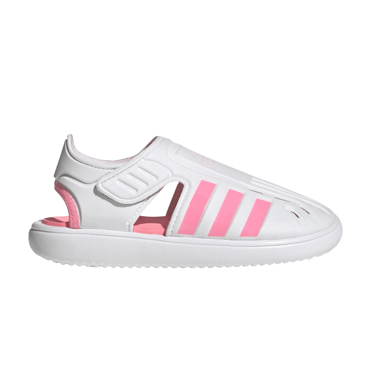 Adidas Summer Closed Toe Water Sandal J 'White Beam Pink' — Cloud White/Beam Pink/Clear Pink