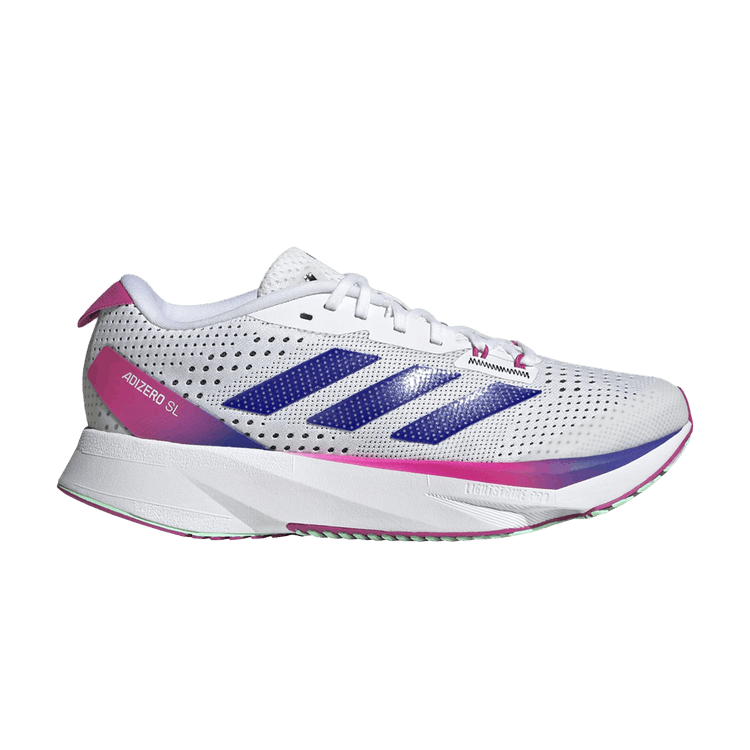 Adidas Adizero SL J 'White Lucid Blue Fuchsia' — Cloud White/Lucid Blue/Lucid Fuchsia