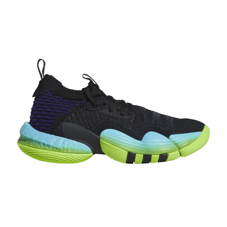 Adidas Trae Young 2 J 'Trae-Tlien' — Core Black/Core Black/Team Solar Green