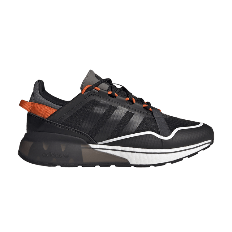 Adidas ZX 2K Boost Pure 'Black Orange' — Core Black/Grey Six/Orange