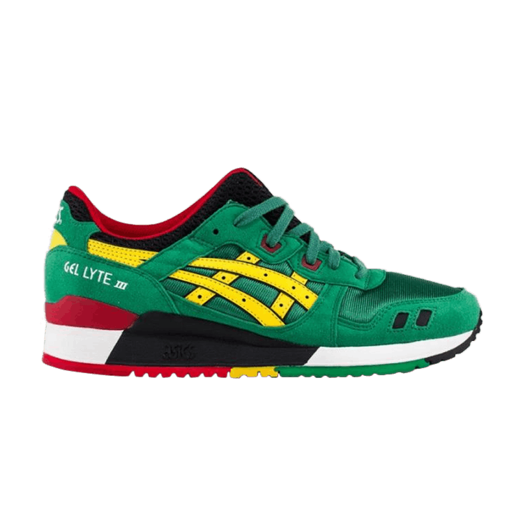 ASICS Gel Lyte 3 'Carnival Pack' — Green/Yellow/Red/Black