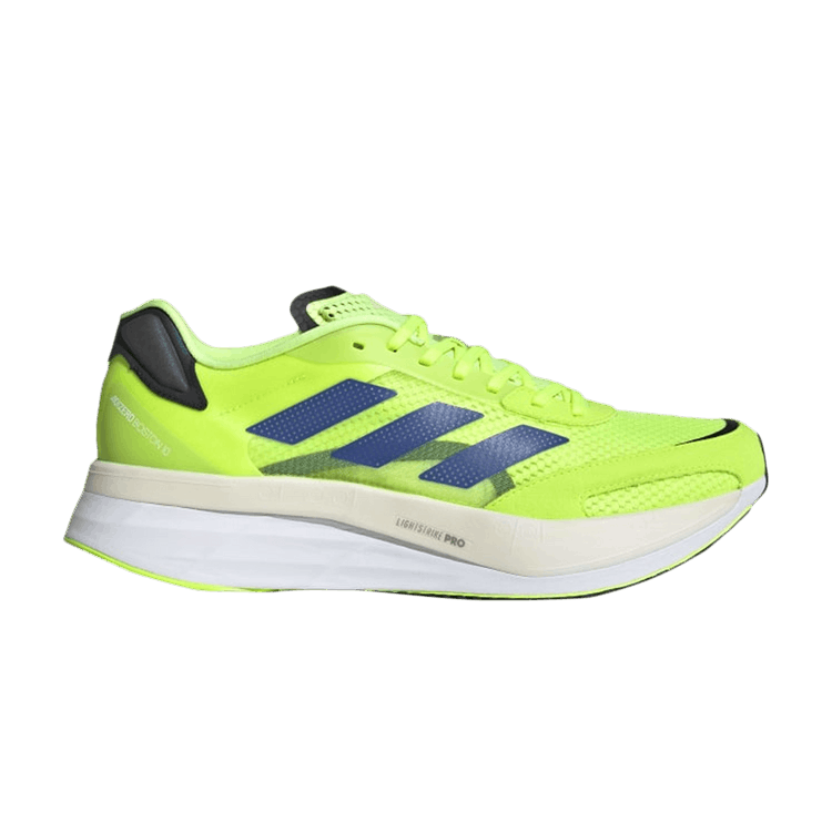 Adidas Adizero Boston 10 'Signal Green Sonic Ink' — Signal Green/Sonic Ink/Core Black