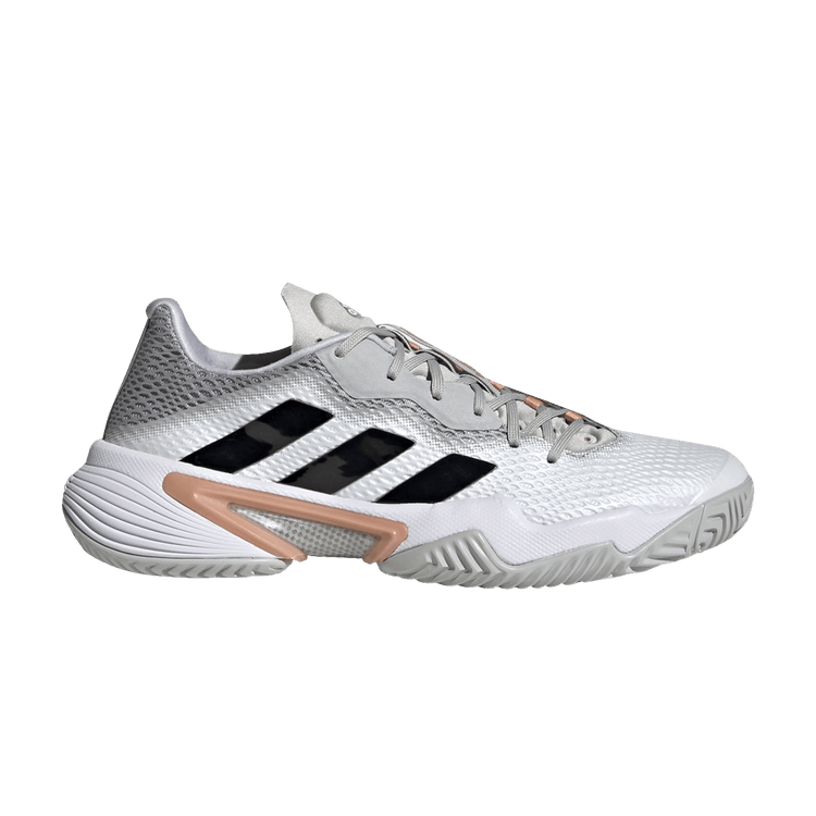 Adidas Wmns Barricade 'Grey Ambient Blush' — Grey Two/Core Black/Ambient Blush