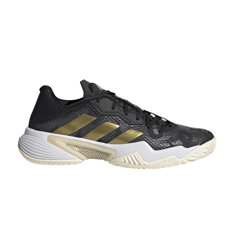 Marimekko x adidas Wmns Barricade 'Black Gold Metallic' — Core Black/Gold Metallic/Carbon