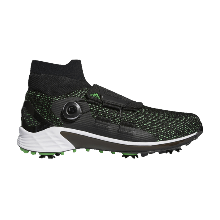 Adidas ZG21 Motion Primegreen BOA Mid 'Black Screaming Green' — Core Black/Screaming Green/Cloud White