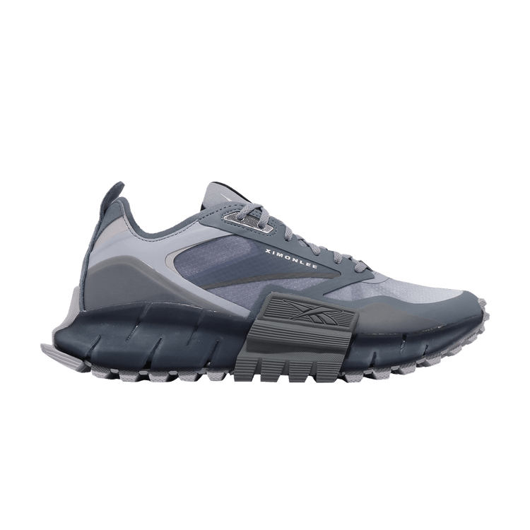 Ximon Lee x Reebok Zig Kinetica Horizon Edge 'Snake Pack - Metallic Grey Navy' — Metallic Grey/White/Alloy