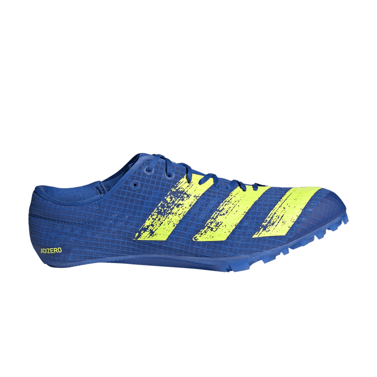 Adidas Adizero Finesse Spikes 'Football Blue Solar Yellow' — Football Blue/Solar Yellow/Royal Blue
