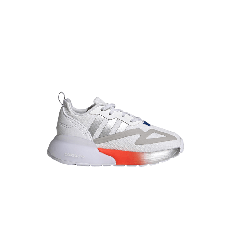 NASA x adidas ZX 2K Infant 'Cloud White Grey' — Cloud White/Grey/Glow Blue