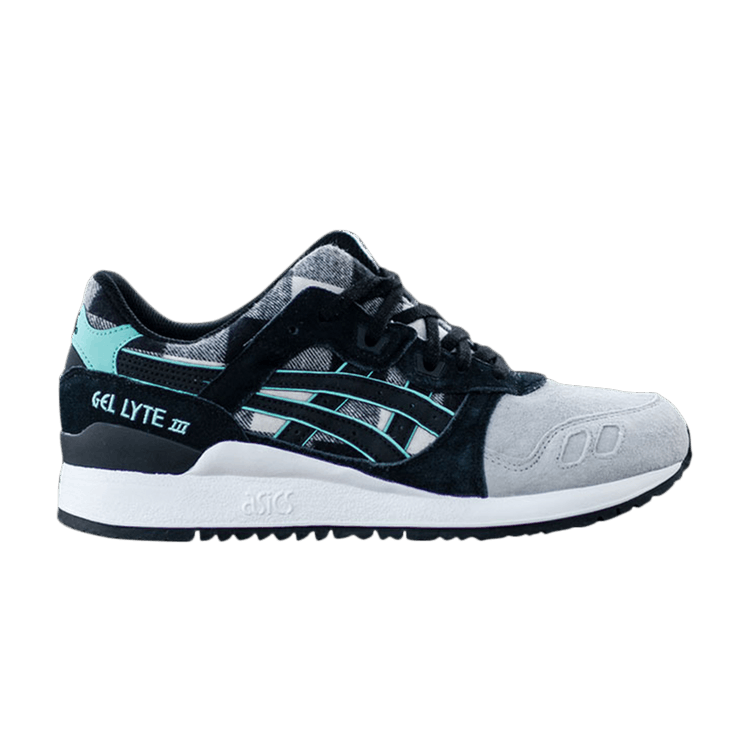 ASICS Gel Lyte 3 'Flannel Tongue' — White/Black