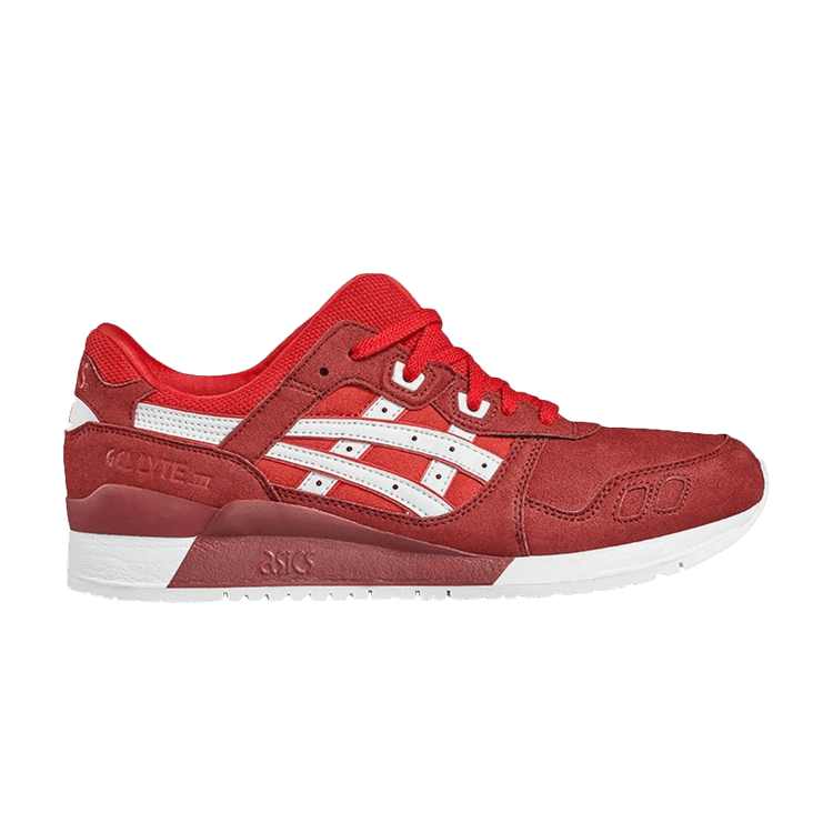 ASICS Gel Lyte 3 'True Red' — True Red/White