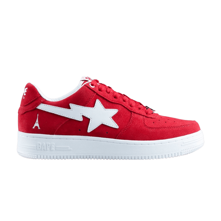 Highsnobiety x Bapesta 'Not In Paris Pack - Red' — Red