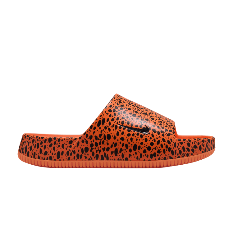 Nike Calm Slide 'Electric Pack - Total Orange' — Total Orange/Dark Obsidian/Total Orange