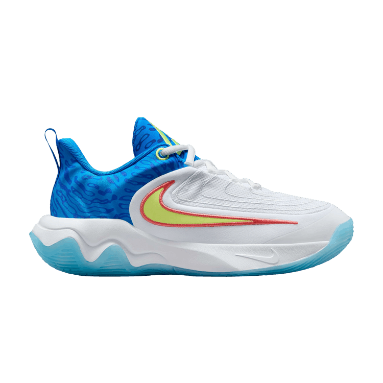 Nike Giannis Immortality 4 SE GS 'Photo Blue Light Lemon Twist' — White/Photo Blue/Hyper Royal/Light Lemon Twist