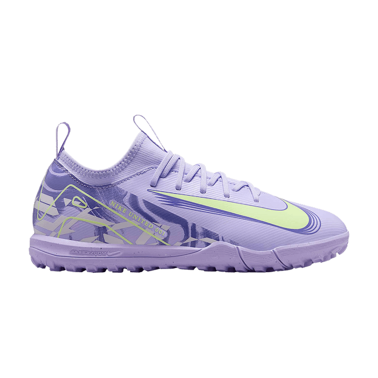 Nike Zoom Mercurial Vapor 16 Academy TF GS 'United Pack 2025' — Purple Agate/Barely Volt