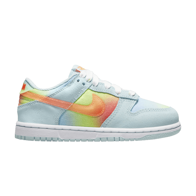 Nike Dunk Low PS 'Playground Pack' — Glacier Blue/Light Lemon Twist/Aquarius Blue/Total Orange