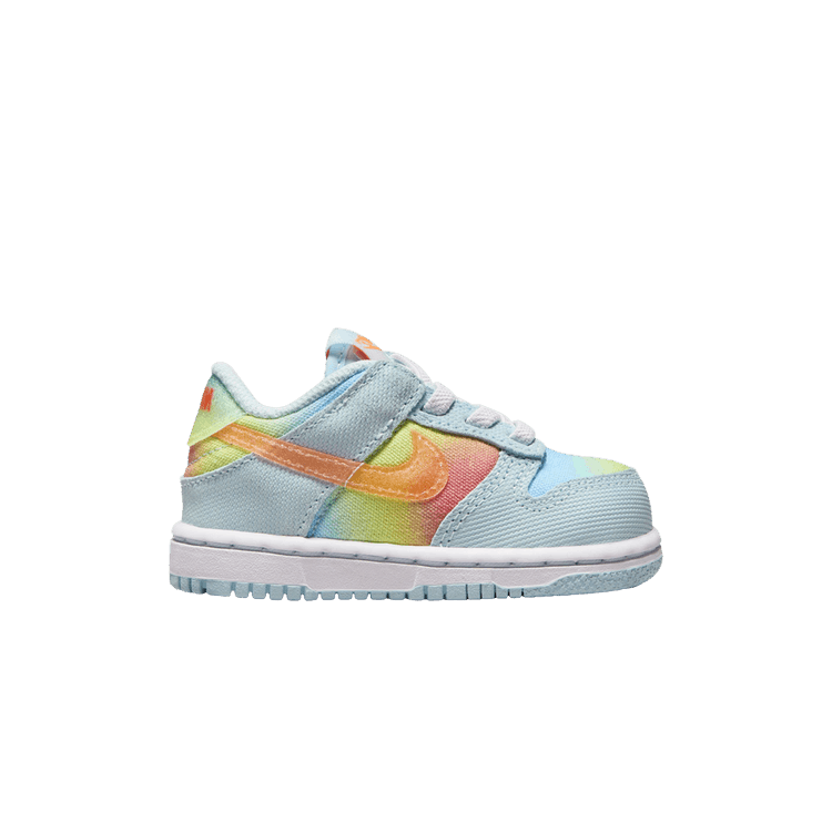 Nike Dunk Low TD 'Playground Pack' — Glacier Blue/Light Lemon Twist/Aquarius Blue/Total Orange