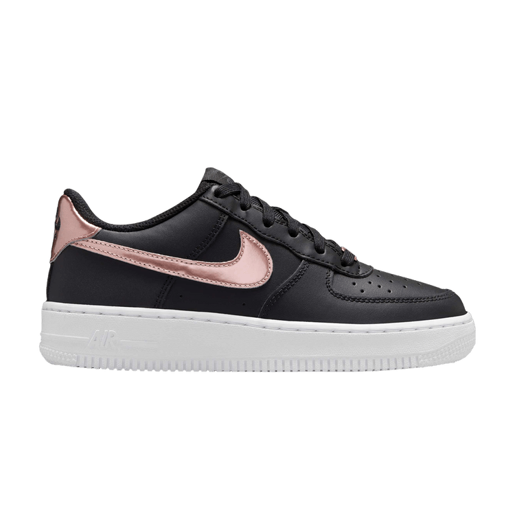 Nike Air Force 1 Low GS 'Black Metallic Red Bronze' — Black/White/Anthracite/Metallic Red Bronze