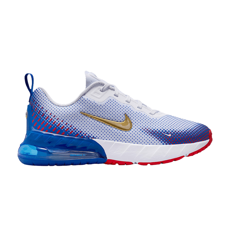Nike Air Max Phoenix GS 'White Game Royal' — White/Game Royal/University Red/Metallic Gold