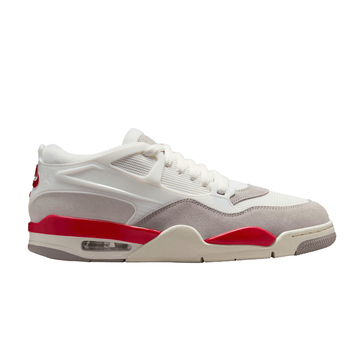 Air Jordan 4 RM 'Fire Red' — Sail/Fire Red/College Grey/Coconut Milk
