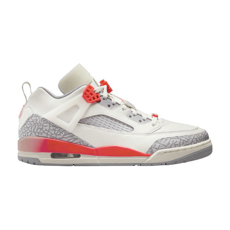 Paris Saint-Germain x Air Jordan Jordan Spizike Low 'Sail Infrared' — Sail/Infrared 23/Wolf Grey/Cement Grey/Pink Oxford