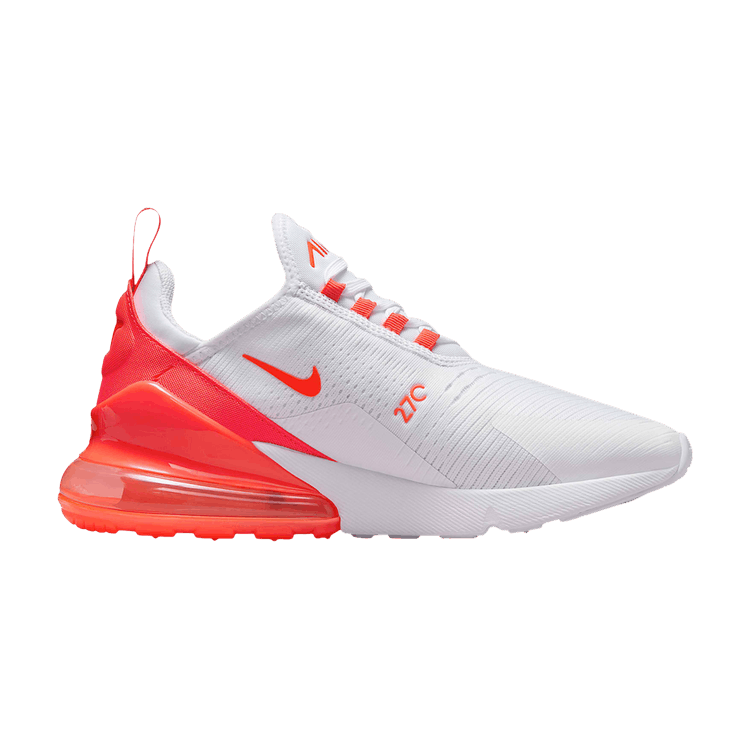 Nike WMNS Air Max 270 'White Bright Crimson' — White/White/Bright Crimson