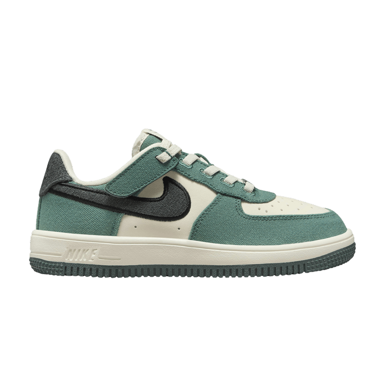 Nike Force 1 LV8 3 EasyOn PS 'Notebook Doodle Pack - Vintage Green' — Coconut Milk/Bicoastal/Gum Dark Brown/Vintage Green