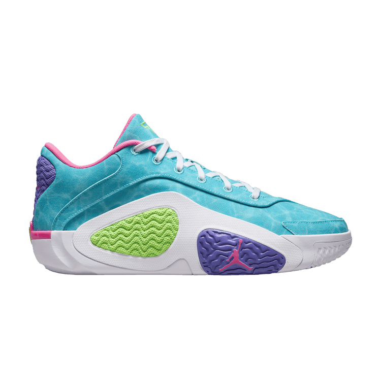 Air Jordan Tatum 2 PF 'Wave Runner' — Hyper Jade/White/Hyper Pink/Green Strike