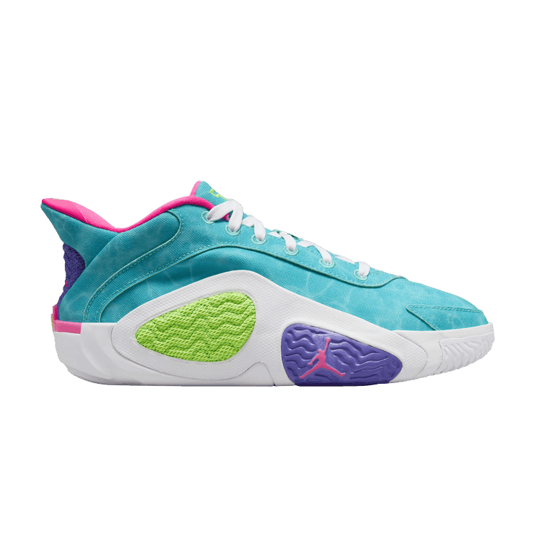 Air Jordan Tatum 2 GS 'Wave Runner' — Hyper Jade/White/Hyper Pink/Green Strike