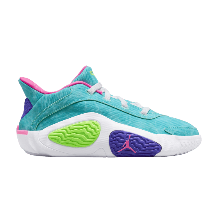 Air Jordan Tatum 2 PS 'Wave Runner' — Hyper Jade/White/Hyper Pink/Green Strike