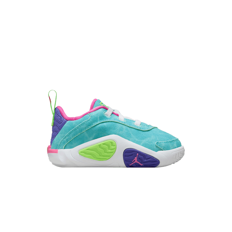 Air Jordan Tatum 2 TD 'Wave Runner' — Hyper Jade/White/Hyper Pink/Green Strike