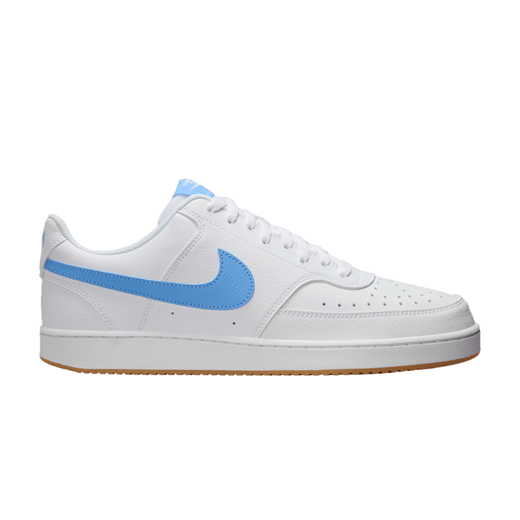 Nike Court Vision Low 'White University Blue' — White/Gum Yellow/University Blue
